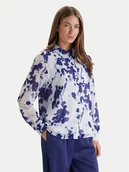 Koszule damskie - Calvin Klein Koszula LV044F123G Niebieski Relaxed Fit - miniaturka - grafika 1