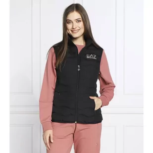 EA7 Bezrękawnik | Regular Fit - Kamizelki damskie - miniaturka - grafika 1