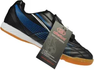 Buty dla dziewczynek - Halówki dziecięce czarno niebieskie obuwie halowe Atletico C7336-2412-VBLBU 34 - miniaturka - grafika 1