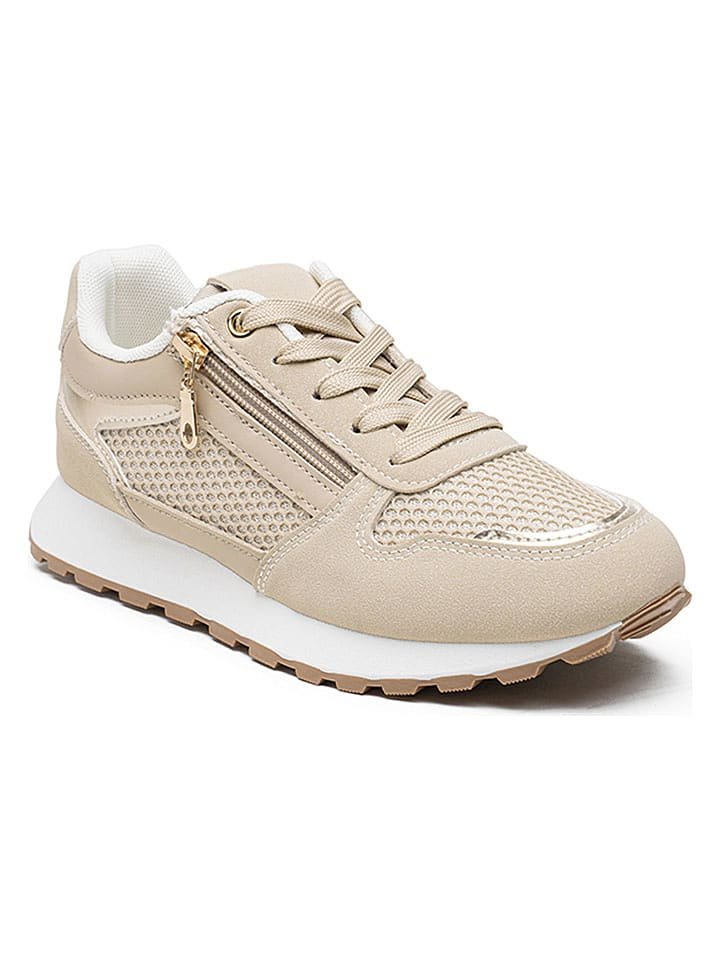 Foreverfolie Sneakersy w kolorze khaki