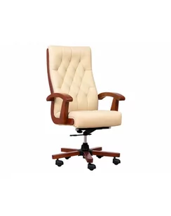 Fotel biurowy, krzesło biurowe bemondi Fotel skórzany CONSUL kremowy - Fotele i krzesła biurowe Fotel biurowy, krzesło biurowe bemondi Fotel skórzany CONSUL kremowy - Fotele i krzesła biurowe - miniaturka - grafika 1