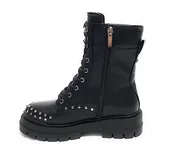 Botki damskie - Guess OBETTE, Botki z koronkami damskie, Black, 38 EU, Czarny, 38 EU - miniaturka - grafika 1