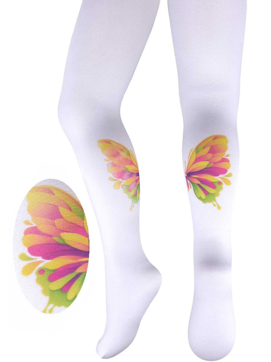 Rajstopy dziecięce z nadrukiem Milusie r.140/146