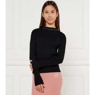 Pinko UP Sweter Regular Fit - Swetry dla dziewczynek - miniaturka - grafika 1