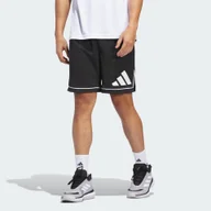 Spodnie sportowe damskie - Szorty adidas Basketball Badge of Sport - miniaturka - grafika 1