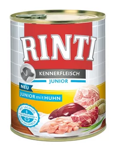 Rinti Kennerfleisch Junior Kurczak 800g karma dla szczeniąt - Mokra karma dla psów - miniaturka - grafika 1