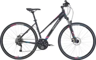Rowery - Genesis Speed Sx 4.3 Lady 28 cali Damski Czarny 2023 - miniaturka - grafika 1