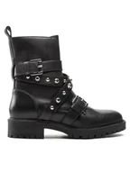 Botki damskie - Geox Botki D Hoara C D26FTC 00043 C9999 Czarny - miniaturka - grafika 1