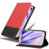Etui i futerały do telefonów - Etui Cadorabo do Samsung Galaxy S3 / S3 NEO w kolorze czerwonym Etui SHANDY Etui Book Case imitacja skóry - miniaturka - grafika 1