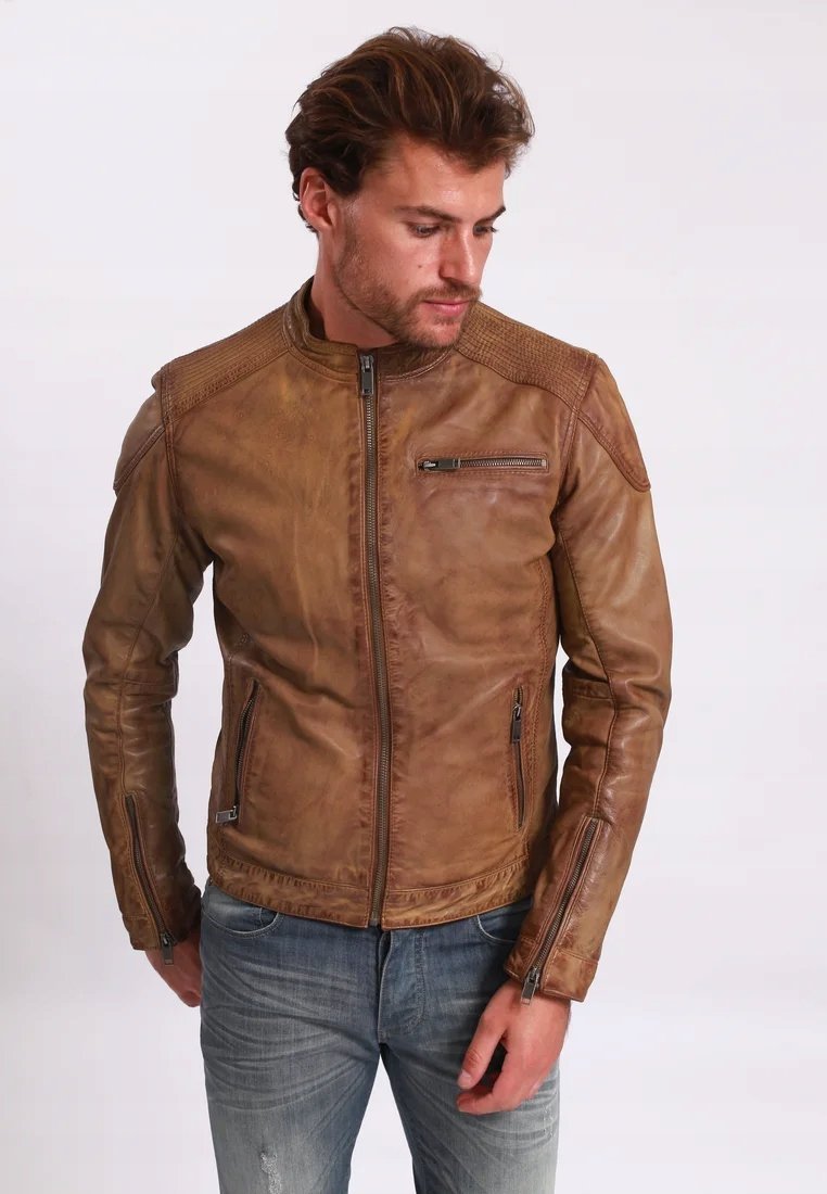 Lee Cooper Bomber kurtka męska pilotka Kolor brązowy bertin Rozmiar.L