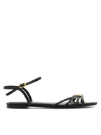 Sandały damskie - Gino Rossi Sandały ROSE-SLT569P-19 Czarny - miniaturka - grafika 1