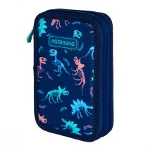 Piórnik podwójny bez wyposażenia Astrabag Dinosaur - Piórniki - miniaturka - grafika 1