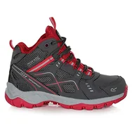 Buty dla chłopców - Regatta Dziecięce wodoodporne buty trekkingowe Vendeavour Junior, Granit Pnkpo, 1 UK Child - miniaturka - grafika 1