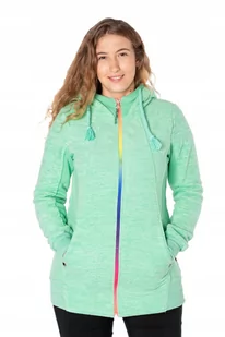 Ciepła Długa Bluza Polarowa Polar Damski 409-4 r L - Bluzy damskie - miniaturka - grafika 1