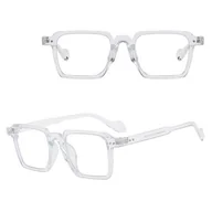 Okulary korekcyjne, oprawki, szkła - Okulary zerówki do komputera z filtrem BLUE LIGHT STL37H transparentne + akcesoria - miniaturka - grafika 1