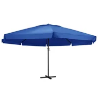 Parasole ogrodowe - Parasol ogrodowy na aluminiowym słupku, 500 cm, niebieski - miniaturka - grafika 1