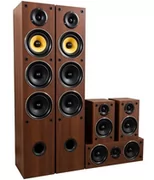 Zestaw kolumn kina domowego TAGA HARMONY TAV-506 v2 - 5.0 Walnut