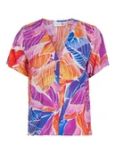 Bluzki damskie - Vila Bluzka ze wzorem - miniaturka - grafika 1