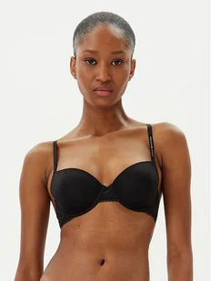 Tommy Hilfiger Biustonosz balkonetka UW0UW02420 Czarny - Biustonosze - miniaturka - grafika 1