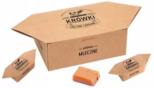 Krówki Ciągutki Mleczne W Pudełku Duża Krówka 300G - Cukierki - miniaturka - grafika 1