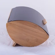 Chlebaki - Kamille Nowoczesny chlebak pojemnik bambusowy 1113 - miniaturka - grafika 1