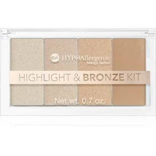 BELL Bell Hypoallergenic Highlight & Bronze Kit Zestaw rozświetlaczy i bronzer 20g - Bronzery i konturowanie twarzy - miniaturka - grafika 1