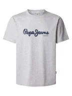 Koszulki męskie - Pepe Jeans Koszulka "Dorian" w kolorze szarym - miniaturka - grafika 1