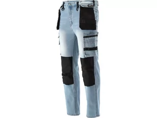 SPODNIE ROBOCZE MONTERSKIE STRETCH JEANS R. M - Odzież robocza - miniaturka - grafika 1