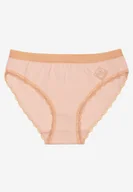 Majtki damskie - Różowe Bawełniane Majtki Figi Pillima - miniaturka - grafika 1