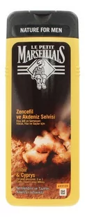 Le Petit Marseillais Le Petit Marseillas Żel pod prysznic 3w1 Imbir i Cyprys 400ml - Żele pod prysznic dla mężczyzn - miniaturka - grafika 1