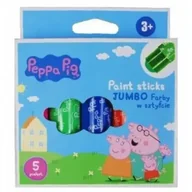 Farby i media malarskie - Farby w sztyfcie okrągłe 4kol Jumbo Peppa ASTRA - miniaturka - grafika 1