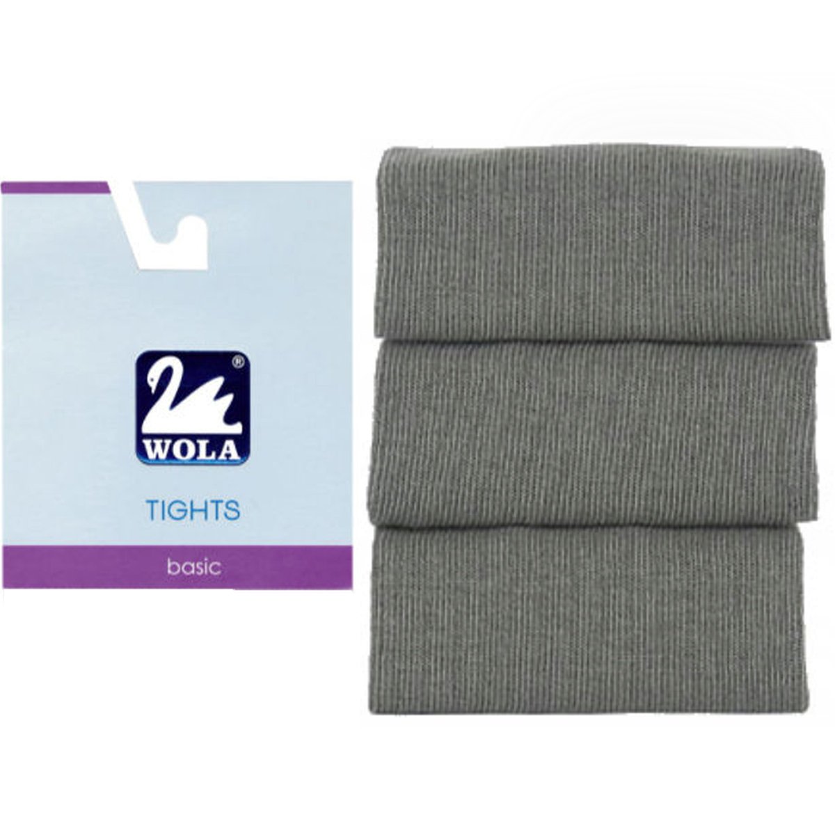 Rajstopy Dziecięce Bawełniane Rajtuzy Elastyczne Klasyczne WOLA Szare Szary 80-86