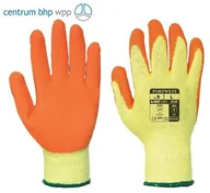 Rękawice robocze - PORTWEST A150 RĘKAWICA CLASSIC GRIP - LATEKS; POMARAŃCZOWY - miniaturka - grafika 1