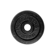 Obciążenia - InSportLine Stalowe obciążenie, Blacksteel, 1.25 kg - miniaturka - grafika 1