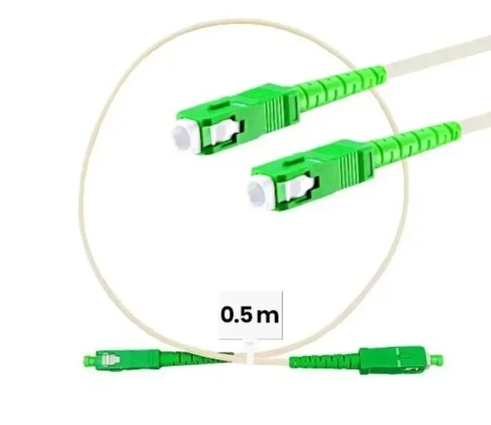 Kabel Patchcord Światłowód Sm Sc/apc 0,5m Simplex