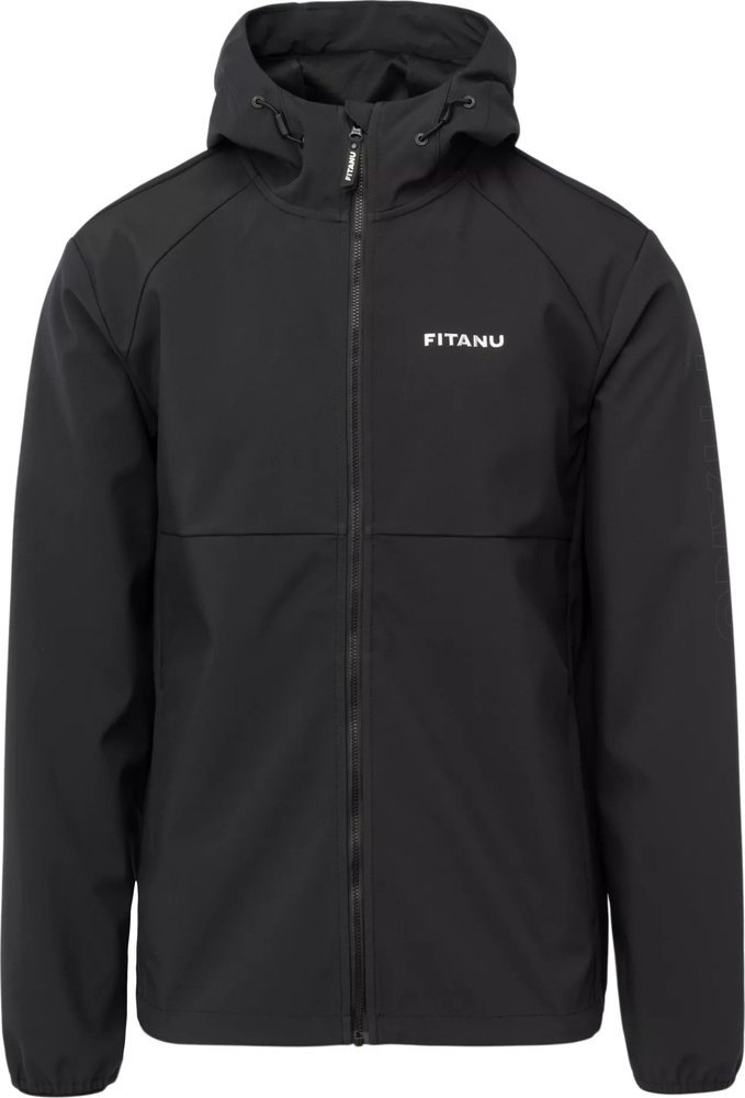Kurtka męska FITANU Męska kurtka przejściowa softshell Fitanu FARISE SOFTSHELL czarny rozmiar XL