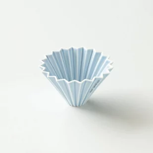 Ceramiczny Origami Dripper S - Niebieski matowy - Zaparzacze i kawiarki - miniaturka - grafika 1