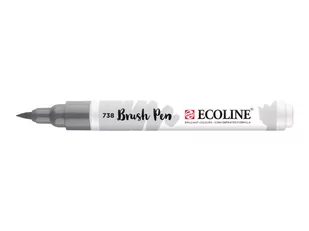 Talens Ecoline Brush Pen Szary Zimny Jasny 738 - Farby i media malarskie - miniaturka - grafika 1