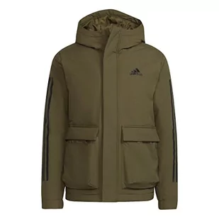adidas Męska kurtka Utilitas Ho JKT, Olifoc, XXL - Kurtki męskie - miniaturka - grafika 1