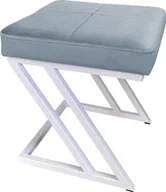 Pufy i podnóżki - Atos Pufa ZETA LOFT taboret podnóżek podstawa biała BL06 - miniaturka - grafika 1