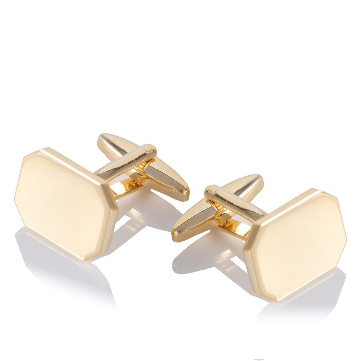 Złote spinki do mankietów X2 N9923