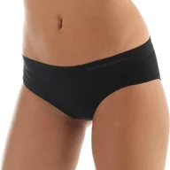 Bielizna sportowa damska - Brubeck Biodrówki damskie Comfort Wool czarne r. XL HI10070 - miniaturka - grafika 1
