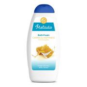 Kosmetyki do kąpieli - Melado Caring & Happiness Płyn do kąpieli Mleko i miód, 750 ml - miniaturka - grafika 1