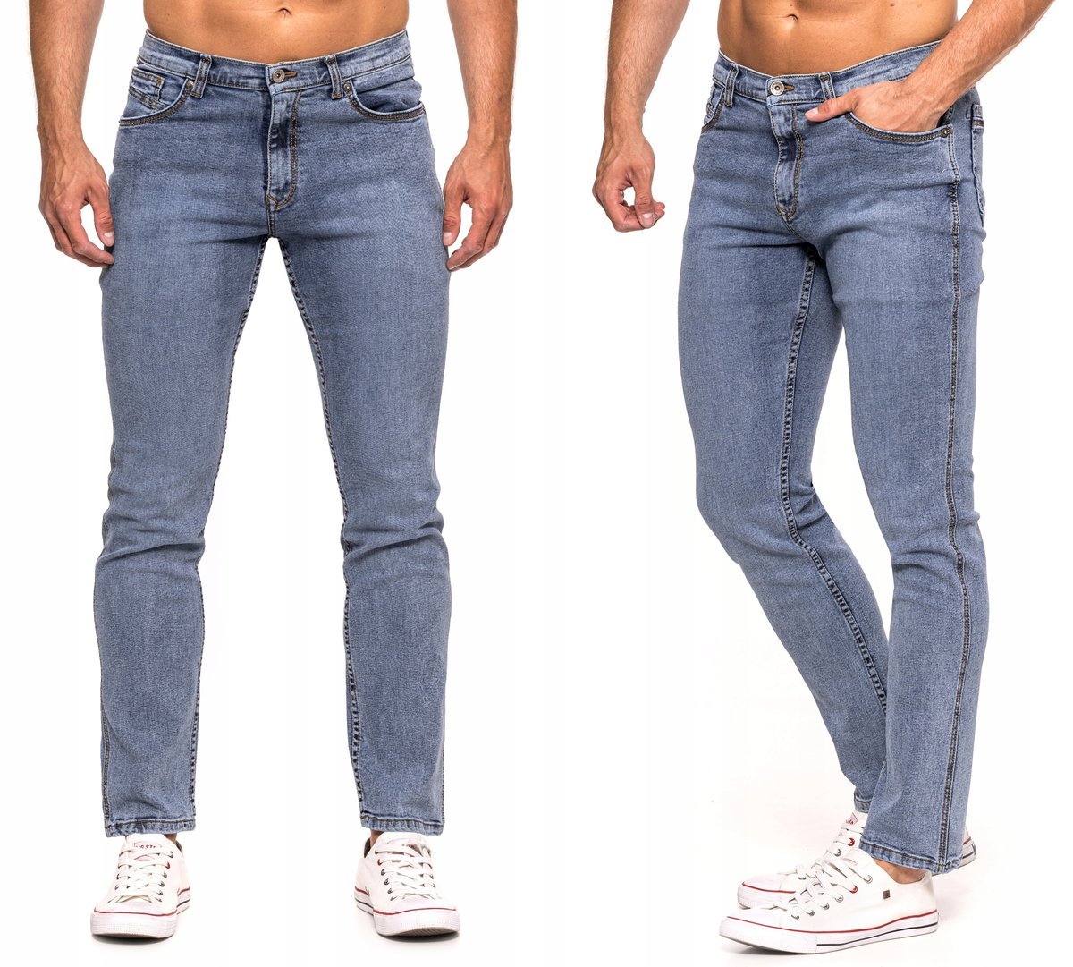 SPODNIE MĘSKIE STANLEY JEANS - 400/221 - 96cm L30