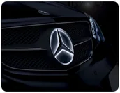 Podkładki pod mysz - PODKŁADKA POD MYSZKĘ MERCEDES BENZ Z IMIENIEM 23x19CM DO LAPTOPA - miniaturka - grafika 1