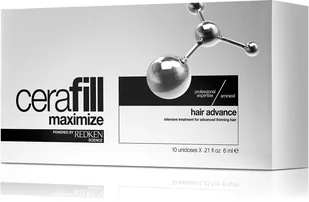 Redken Cerafill Maximize intensywna kuracja do mocno przerzedzonych włosów 10 x 6 ml - Odżywki do włosów - miniaturka - grafika 1