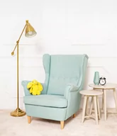 Maskotki i pluszaki - DUŻY WIELKI MIŚ PLUSZOWY KRÓLIK FIGO PRZYTULANKA MASKOTKA 30cm CIEMNY ŻÓŁTY - miniaturka - grafika 1