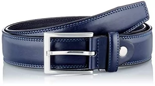 BRAX Męski pasek Haka Gürtel, granatowy, 85 - Paski - miniaturka - grafika 1