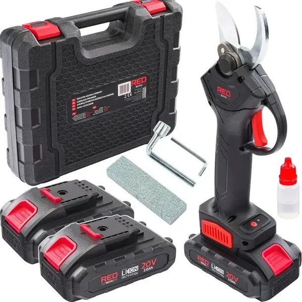 Sekator AKUMULATOROWY Nożyce Elektryczne Akumulatorowe 30mm 20V 2X 2000mAh