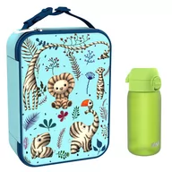 Lunch boxy - Zestaw Śniadaniowy Do Przedszkola Ion8 Zebra Fan 13: Lunchbag I8Lbbzebfan I Butelka Ion8 I8Rf350Gre - miniaturka - grafika 1